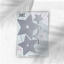 CraftAddictionUK Die - Essential Stitched Panels / Stars